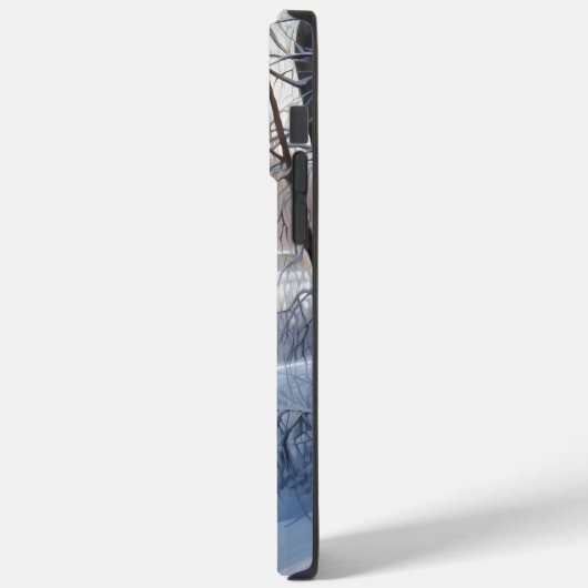 ローデシアンのリッジバックそれを雪のクリスマスに Case-Mate iPhoneケース (裏面 / 左)