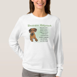 ローデシアンのリッジバックギフト Tシャツ