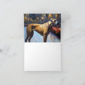 ローデシアンのリッジバッククリスマスフェスティバルシーズン カード (内部)