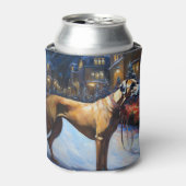 ローデシアンのリッジバッククリスマスフェスティバルシーズン 缶クーラー (缶正面)