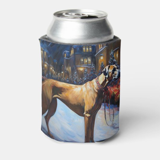 ローデシアンのリッジバッククリスマスフェスティバルシーズン 缶クーラー (缶裏面)