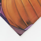 ローデシアンのリッジバックドッグハロウィンウィッチカボチャ フリースブランケット (角)