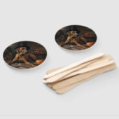 ローデシアンのリッジバックパンプキンハロウィーン怖 ハンドファン (組立なし)