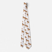 ローデシアンのリッジバック茶色のアフリカのライオン犬のパターン ネクタイ (裏面)