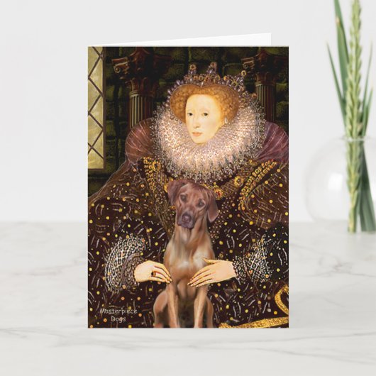 ローデシアンリッジバック1 -クイーン カード (正面)