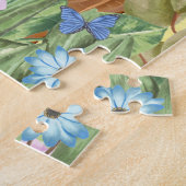 ローデシアン犬と花の春 ジグソーパズル (側面)