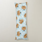 ローデシアン絵を描リゲバックの赤いホイアテン犬の芸術 ボディピロー (裏面 (縦))