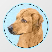 ローデシアン絵画リゲバック – Dog Art ウィンドウサイン (シート)