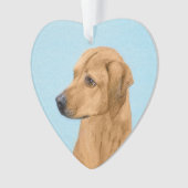 ローデシアン絵画リゲバック – Dog Art オーナメント (正面)