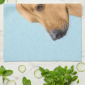 ローデシアン絵画リゲバック – Dog Art キッチンタオル (折り畳み)