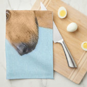 ローデシアン絵画リゲバック – Dog Art キッチンタオル (四つ折り)