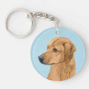 ローデシアン絵画リゲバック – Dog Art キーホルダー