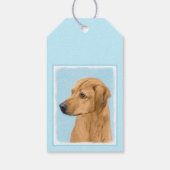 ローデシアン絵画リゲバック – Dog Art ギフトタグ (裏面)