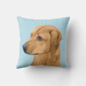 ローデシアン絵画リゲバック – Dog Art クッション (裏面)