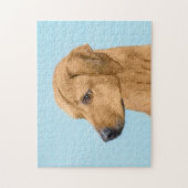 ローデシアン絵画リゲバック – Dog Art ジグソーパズル (縦)