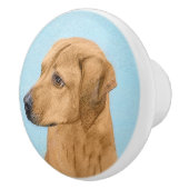 ローデシアン絵画リゲバック – Dog Art セラミックノブ (右)