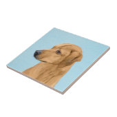 ローデシアン絵画リゲバック – Dog Art タイル (側面)