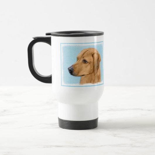 ローデシアン絵画リゲバック – Dog Art トラベルマグ (左)