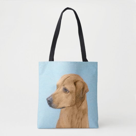 ローデシアン絵画リゲバック – Dog Art トートバッグ (正面)