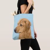 ローデシアン絵画リゲバック – Dog Art トートバッグ (クローズアップ)
