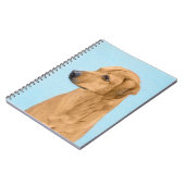 ローデシアン絵画リゲバック – Dog Art ノートブック (左側)