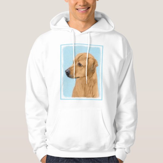 ローデシアン絵画リゲバック – Dog Art パーカ (正面)