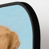 ローデシアン絵画リゲバック – Dog Art ピックルボールラケット (左詳細)