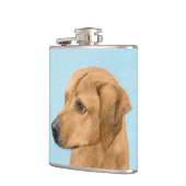 ローデシアン絵画リゲバック – Dog Art フラスク (左)