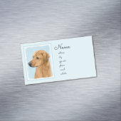 ローデシアン絵画リゲバック – Dog Art マグネット名刺 (インサイチュ)