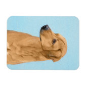 ローデシアン絵画リゲバック – Dog Art マグネット (横)