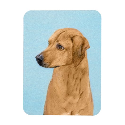 ローデシアン絵画リゲバック – Dog Art マグネット (縦)