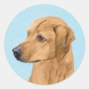 ローデシアン絵画リゲバック – Dog Art ラウンドシール