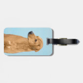 ローデシアン絵画リゲバック – Dog Art ラゲッジタグ (裏面横)