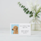 ローデシアン絵画リゲバック – Dog Art 名刺 (スタンド正面)