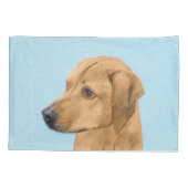 ローデシアン絵画リゲバック – Dog Art 枕カバー (裏面)