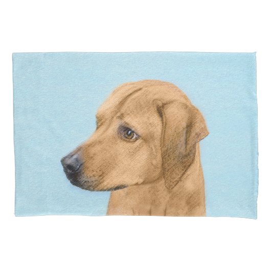ローデシアン絵画リゲバック – Dog Art 枕カバー (正面)