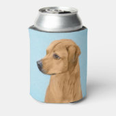 ローデシアン絵画リゲバック – Dog Art 缶クーラー (缶裏面)