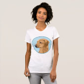 ローデシアン絵画リゲバック – Dog Art Tシャツ (正面フル)