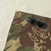 ローデシアン迷彩柄ビーチタオル ビーチタオル (インサイチュ)