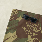 ローデシアン迷彩柄ビーチタオル ビーチタオル (インサイチュ)