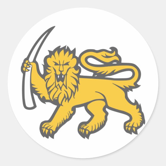 ローデシアン・ライオン ラウンドシール (正面)