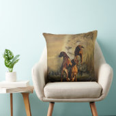 ローデシアン・リッジバックとライオン クッション (椅子)