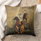 ローデシアン・リッジバックとライオン クッション (ブランケット)