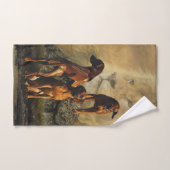 ローデシアン・リッジバックとライオン バスタオルセット (ハンドタオル)