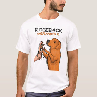 ローデシアン・リッジバックを愛するおじいちゃんのための メンズ 服 Tシャツ