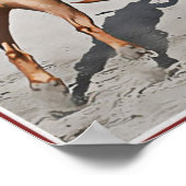 ローデシアン・リッジバックイラストレーション ポスター (角)