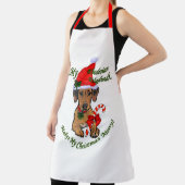 ローデシアン・リッジバッククリスマス エプロン (インサイチュ)