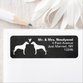 ローデシアン・リッジバックスラブ差出人住所 ラベル (インサイチュ)