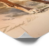 ローデシアン・リッジバックドッグアートプリントポスター ポスター (角)