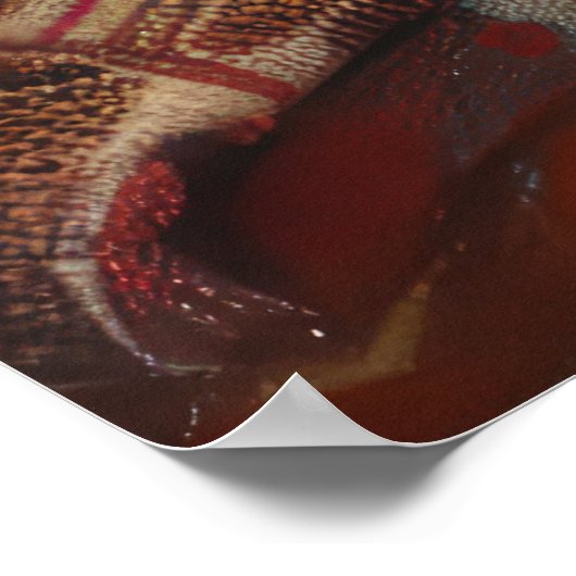 ローデシアン・リッジバックドッグクリスマスフェスティバル ポスター (角)